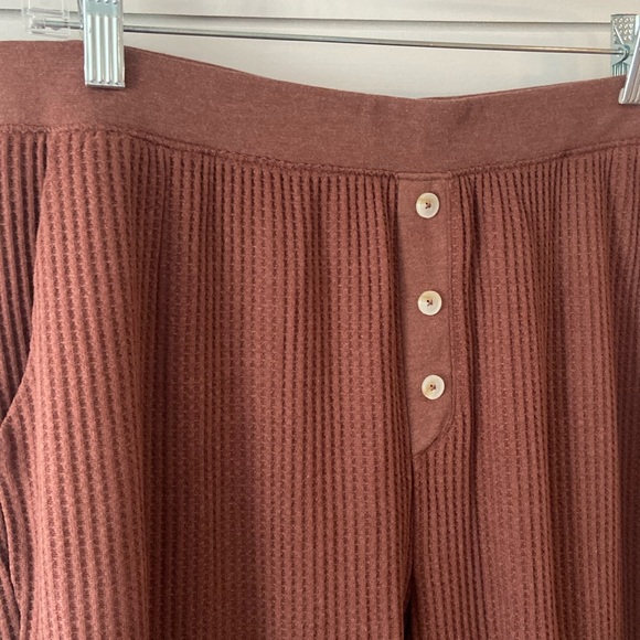 Old Navy Waffleknit Rust Sleep Set NWT - Picture 7 of 11